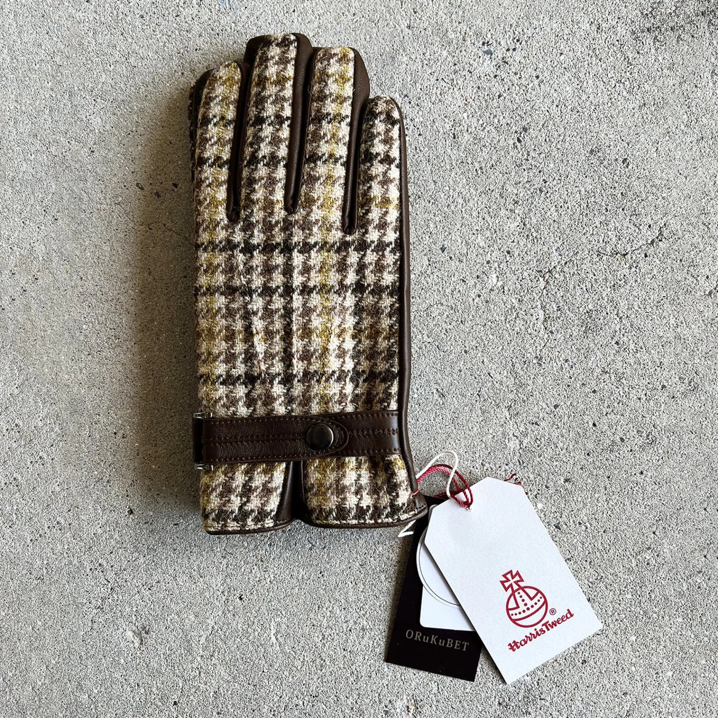 【MEN】Harris Tweed グローブ / タッチパネル対応