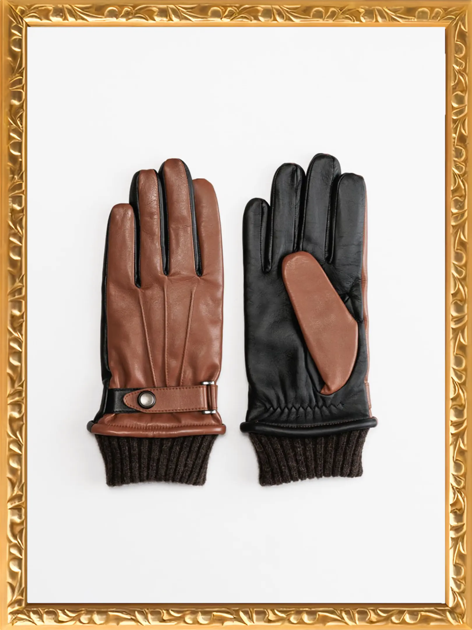 【未使用品】レザー グローブ タッチパネル対応 KURODA（クロダ） 手袋 レザーグローブ/タッチパネル対応 メンズ